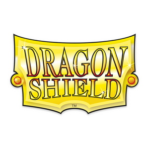 Dragon Shield logo featuring stylized gold text on a yellow shield-shaped background with red accents.