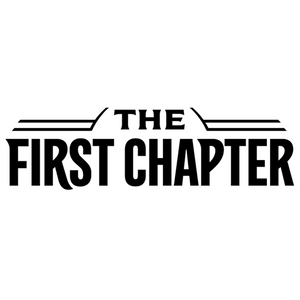 Logo for The First Chapter with bold black text on a white background.