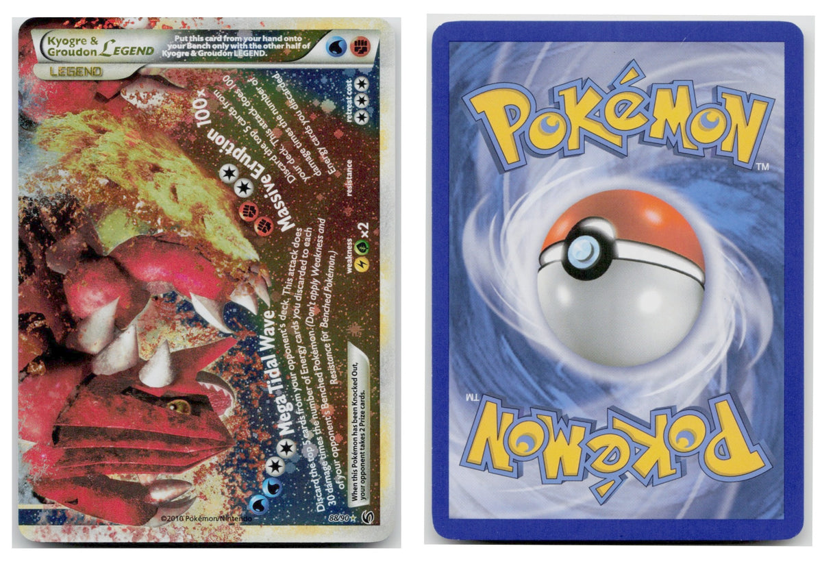 Pokémon TCG, Kyogre & Groudon LEGEND (HS—Undaunted #88)