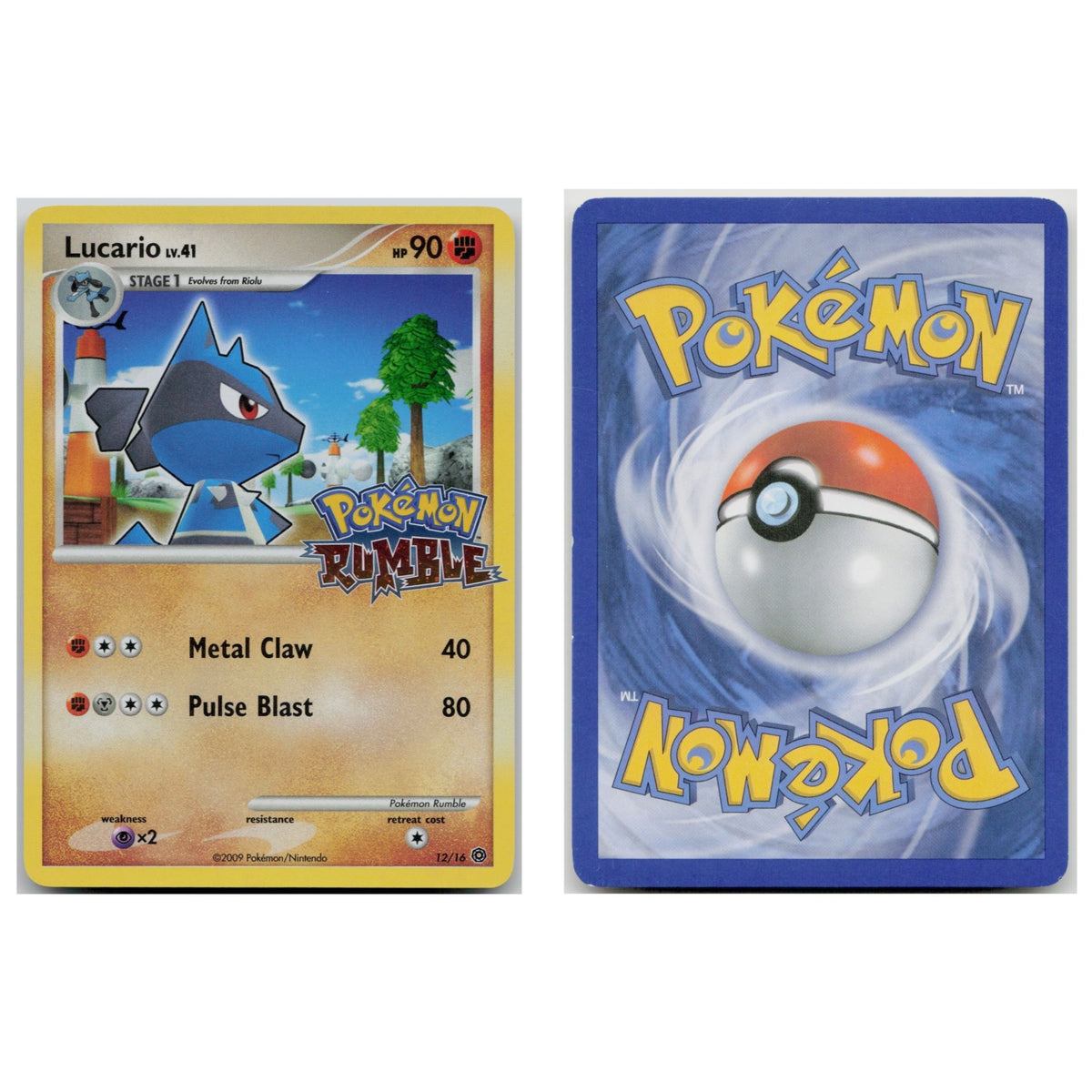 Pokémon TCG, Lucario Lv.41 (EX Sandstorm #12)