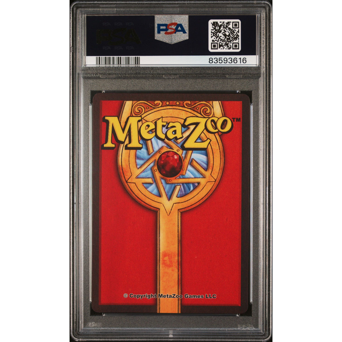 Meta Zoo TCG: Mini T-Rex PSA 10 Holo-83593616