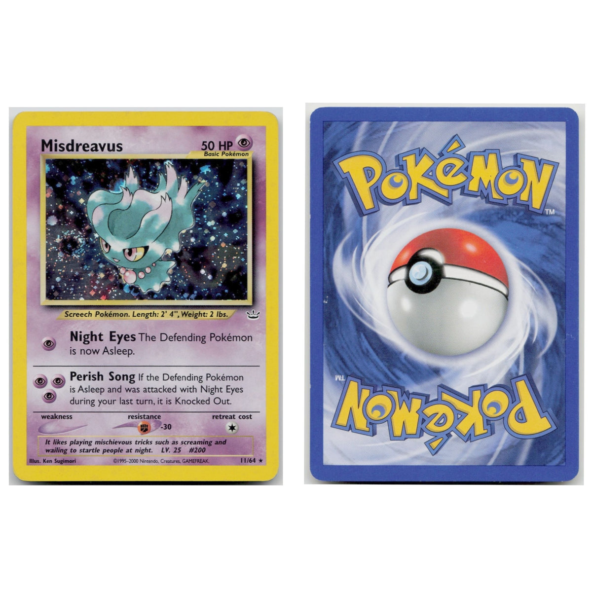 Pokémon TCG, Misdreavus (Neo Revelation #11)