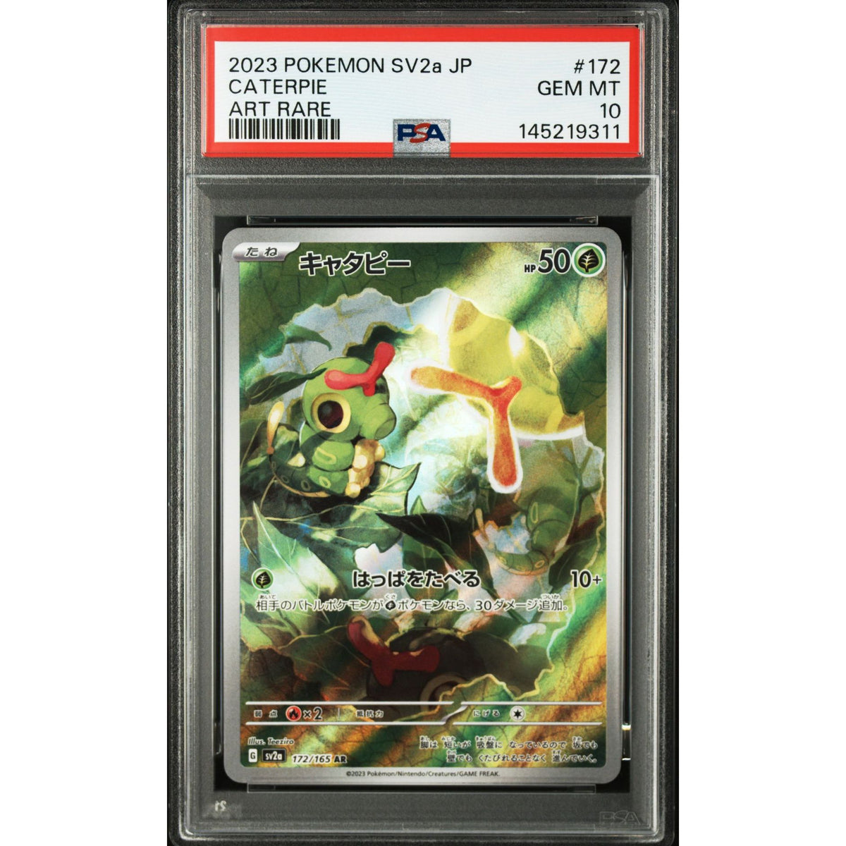 Pokémon TCG: Caterpie #172 PSA 10-145219311