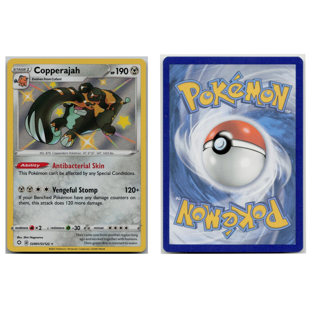 Pokémon TCG, Copperajah (Shining Fates #SV91)