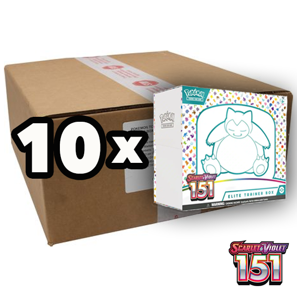 Scarlet & Violet - 151 Elite Trainer Box Case
