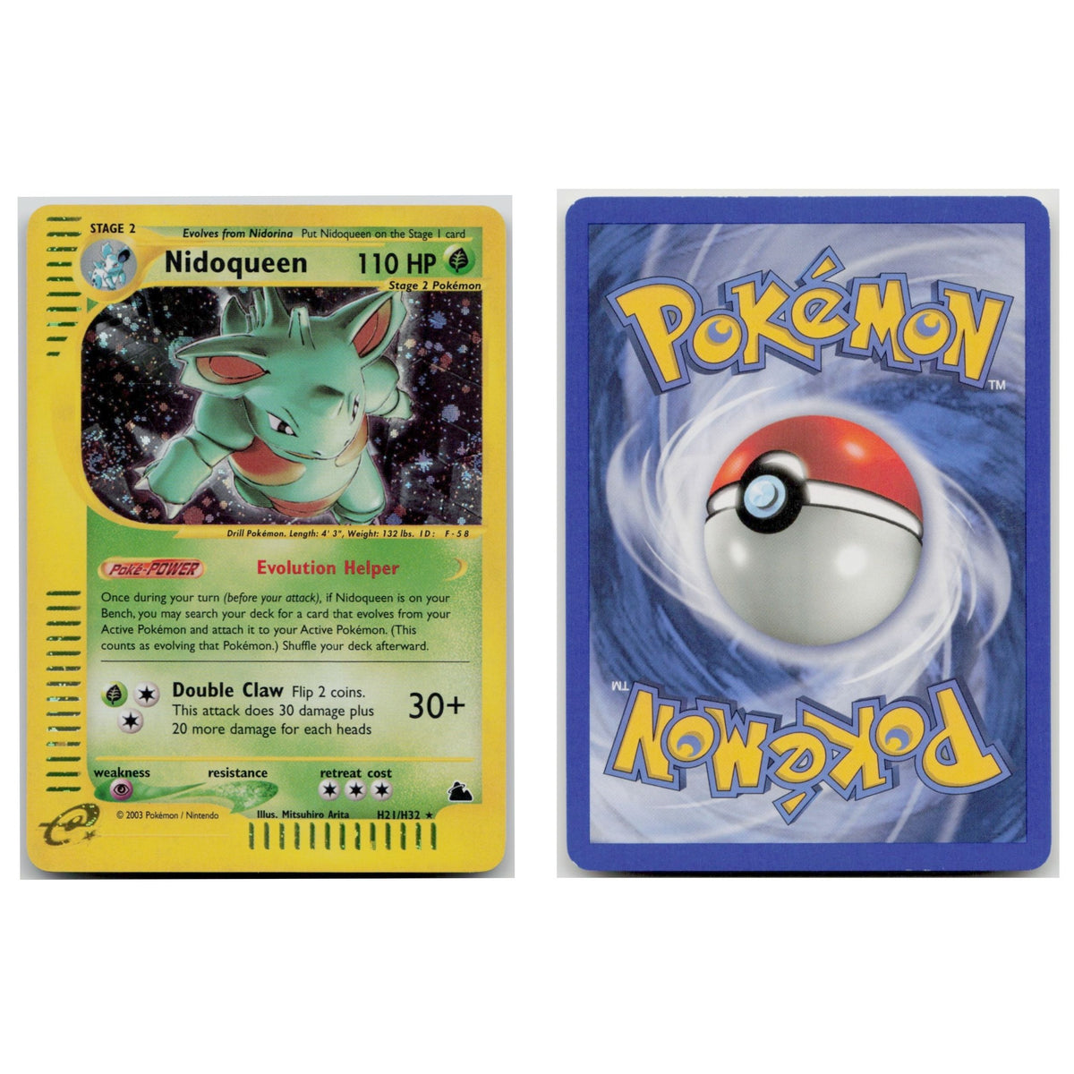 Pokémon TCG, Nidoqueen (Skyridge #H21)
