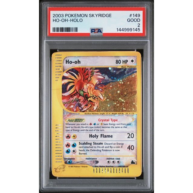 Pokémon TCG: Ho-Oh Holo #149 PSA 2-144999145