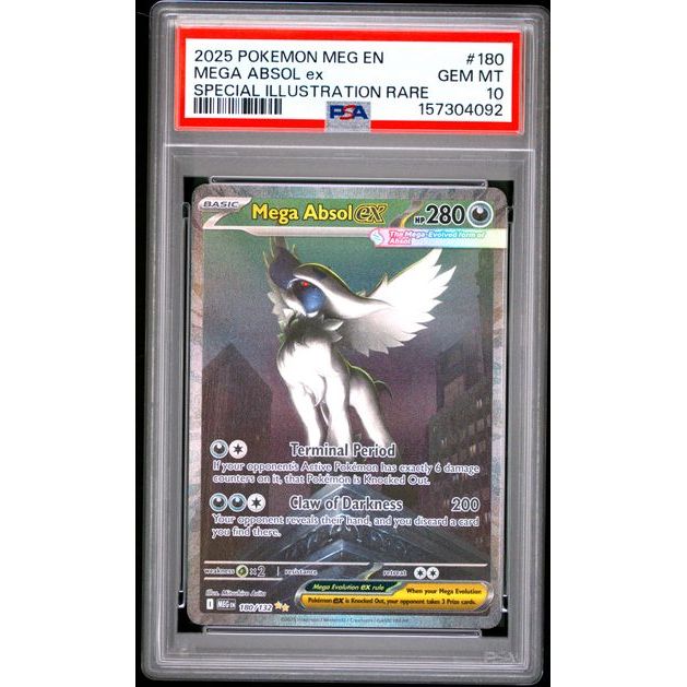 Pokémon TCG: Mega Absol Ex #180 PSA 10-157304092