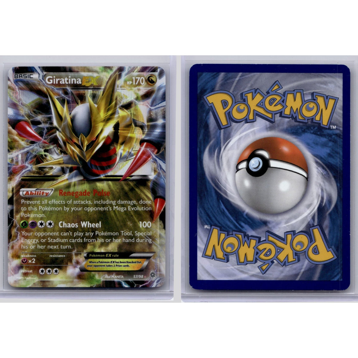 Pokémon TCG, Giratina EX (XY—Ancient Origins #57)