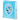 A blue Pokemon Glaceon Terastal Grand Crystal Gathering Simplified Chinese Binder Gift Box by The Pokémon Company, decorated with icy motifs and vibrant crystal designs. The front features a central illustration of Glaceon, while the bottom displays Chinese text along with the Glaceon name.