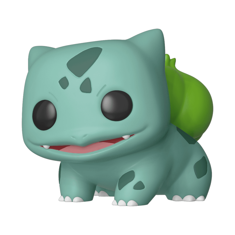 The Funko POP! Pokemon: Bulbasaur - #453 by Funko is a vinyl samlerfigur depicting the cherished green Pokémon, Bulbasaur, with its signature large black eyes, darker green spots, pointy ears, and leafy bulb on its back—featured against a white background as part of the Pop! Games Pokémon collection.