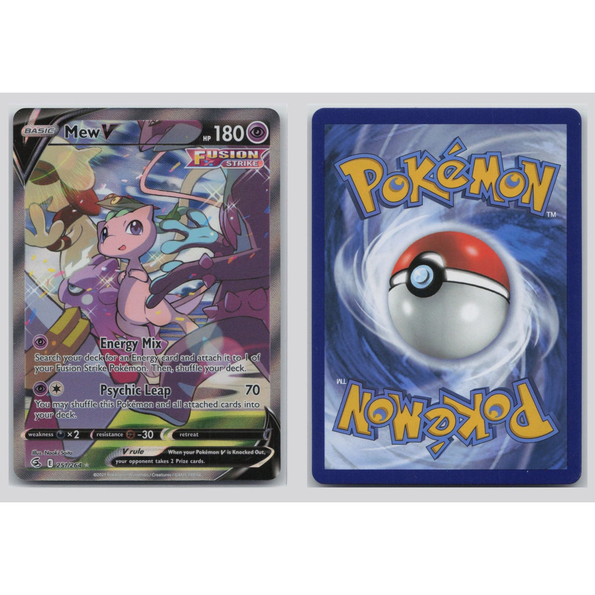 Pokémon TCG, Mew V (Sword & Shield—Fusion Strike #251)