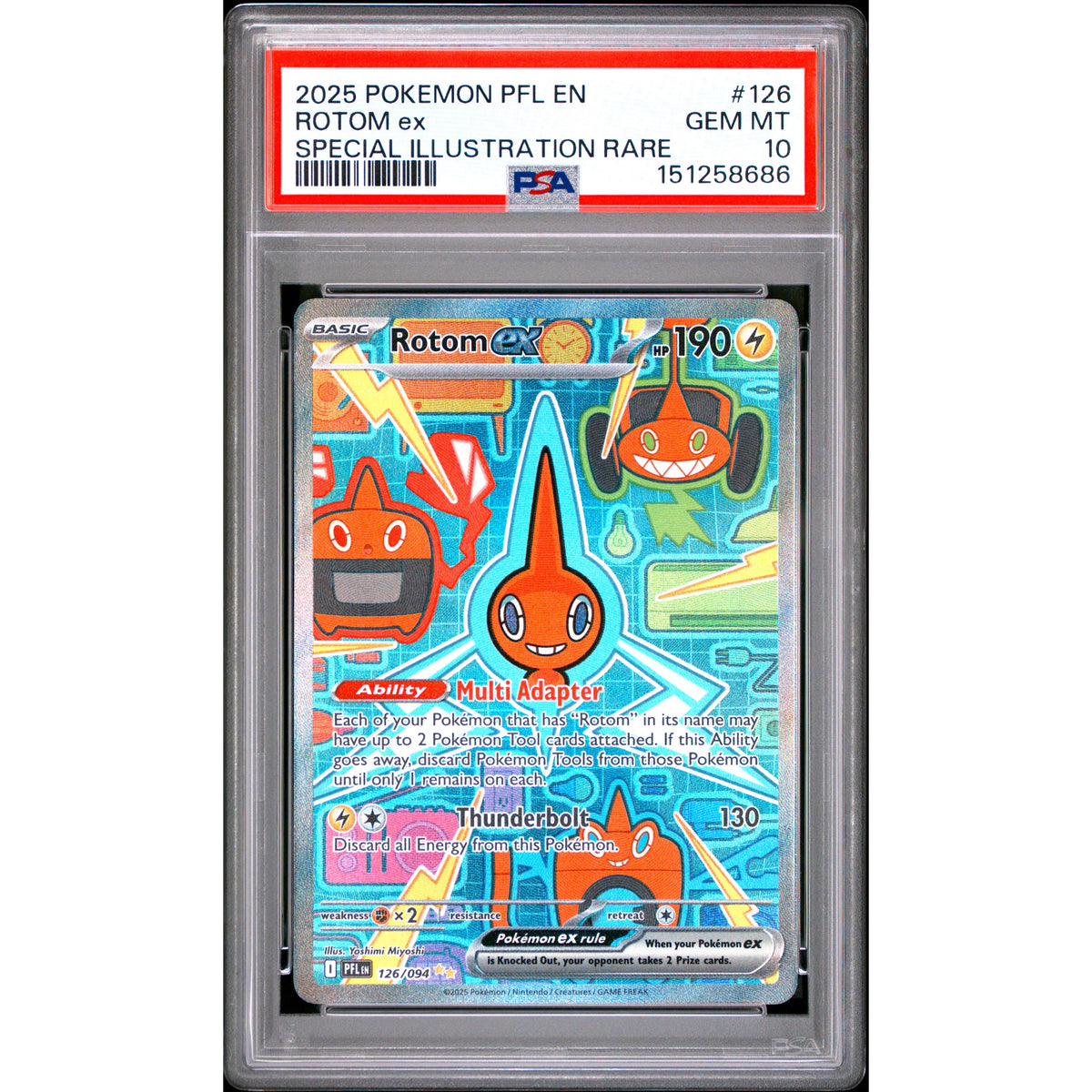 Pokémon TCG: Rotom Ex #126 PSA 10-151258686