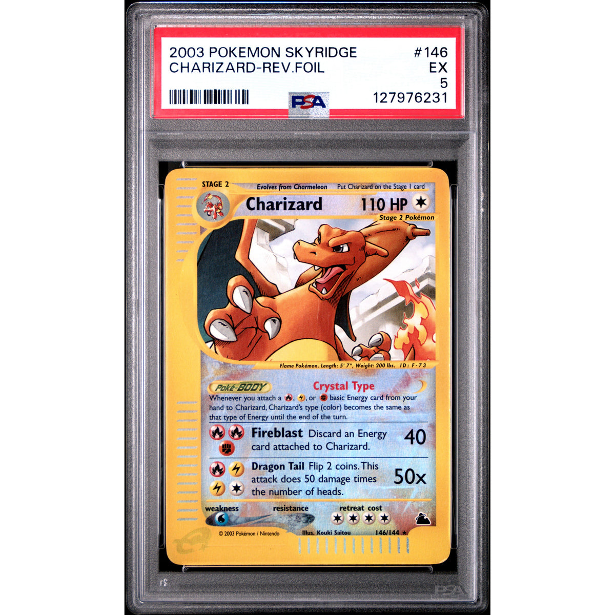 Pokémon TCG: Charizard Reverse Holo #146 PSA 5-127976231
