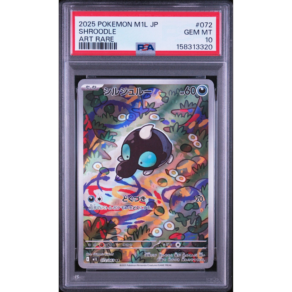 Pokémon TCG: Shroodle #072 PSA 10-158313320