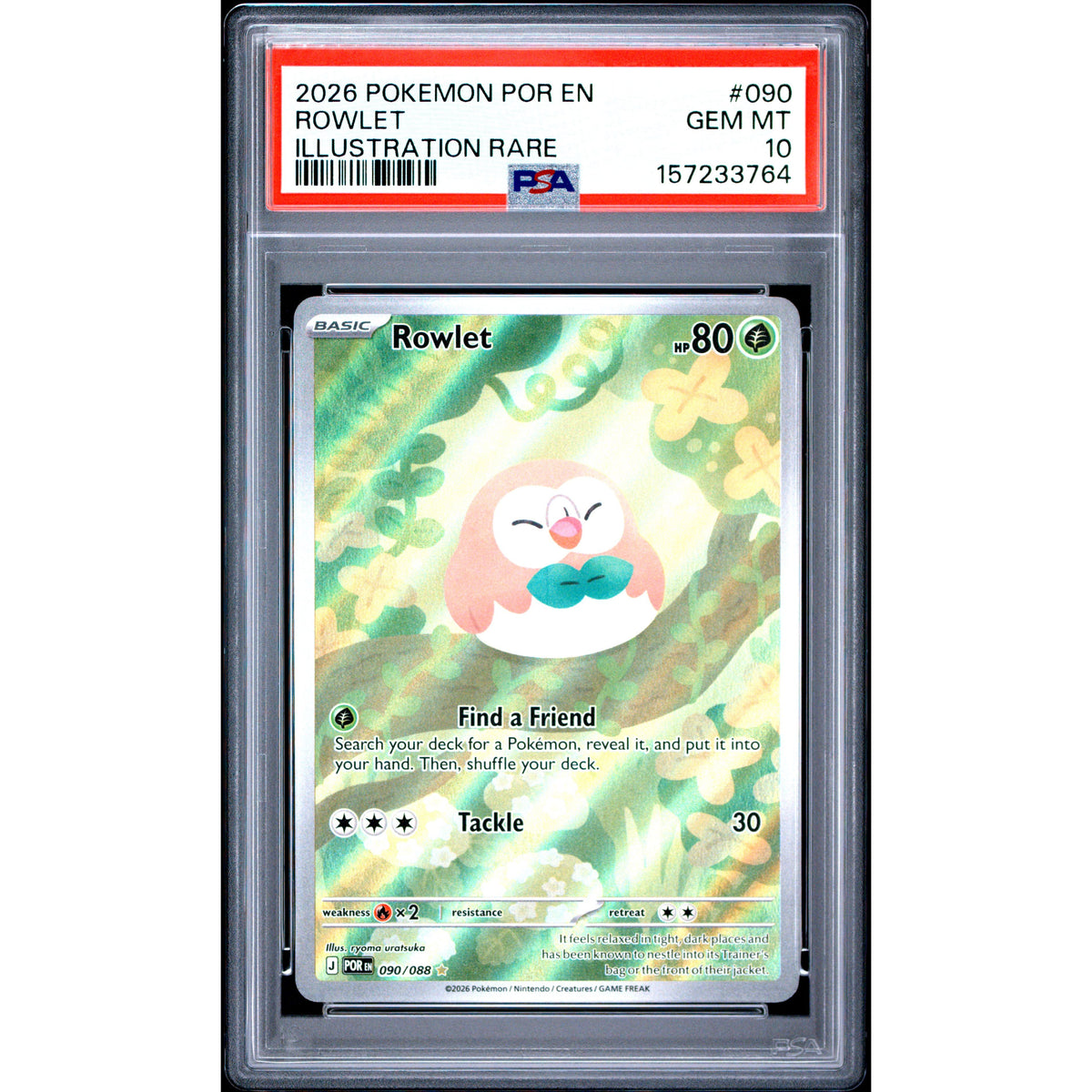 Pokémon TCG: Rowlet #090 PSA 10-157233764
