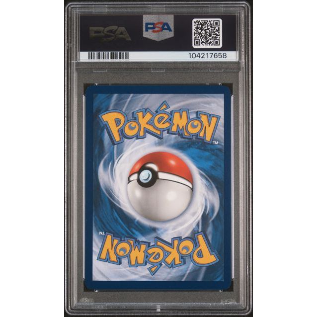 The Pokémon Company’s Pokémon TCG: Umbreon Ex #161 PSA 9 - Prismatic Evolutions features Umbreon artwork, colorful backgrounds, and displayed stats, graded Mint 9 by PSA for top collectible quality.