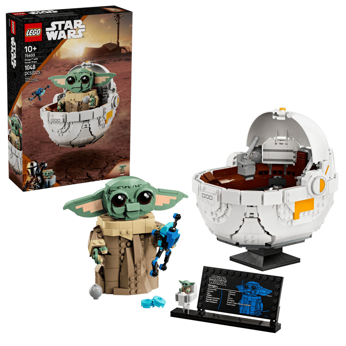 LEGO Star Wars™ Grogu™ med svævevogn