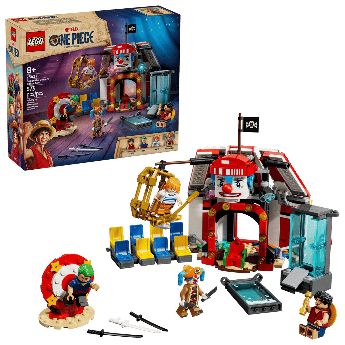 LEGO One Piece Klovnen Buggys cirkustelt