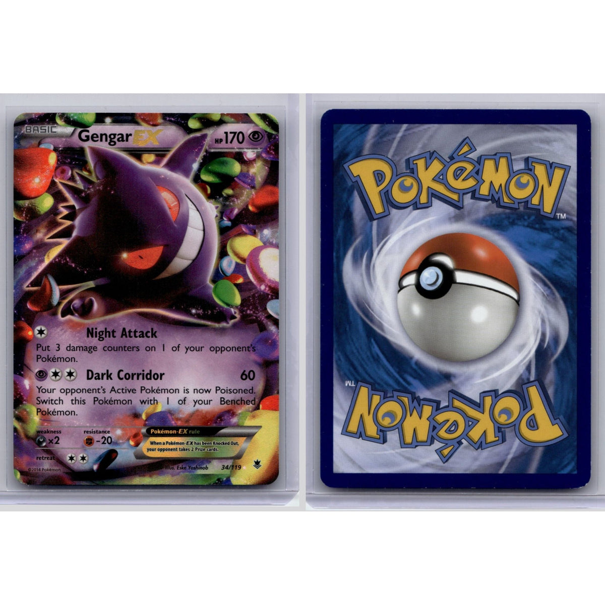 Pokémon TCG, Gengar EX (XY—Phantom Forces #34)