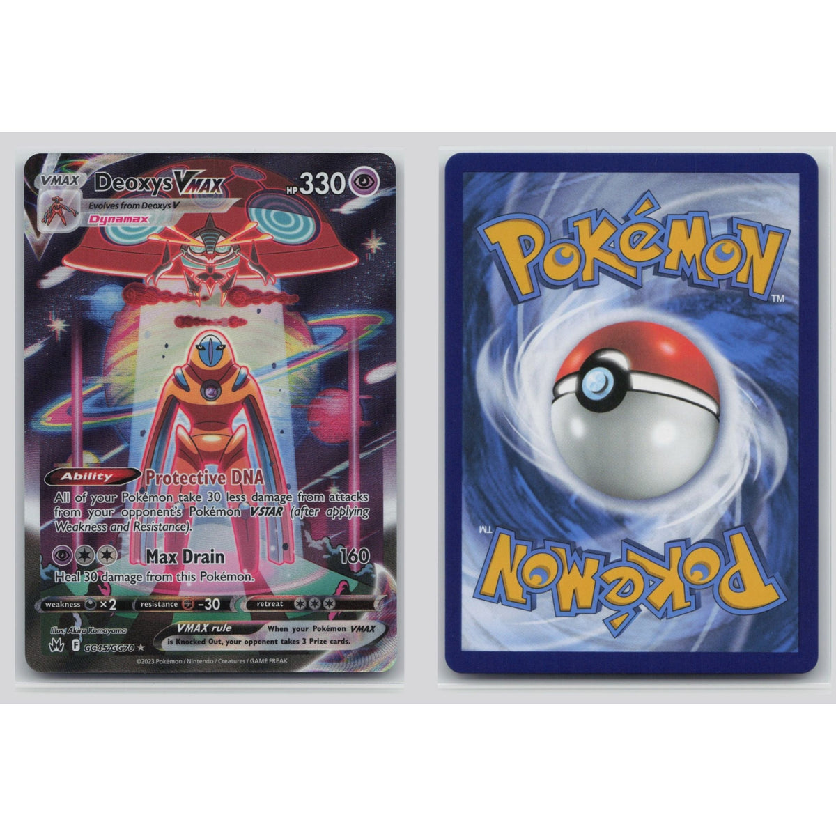 Pokémon TCG, Deoxys VMAX (Crown Zenith #GG45)