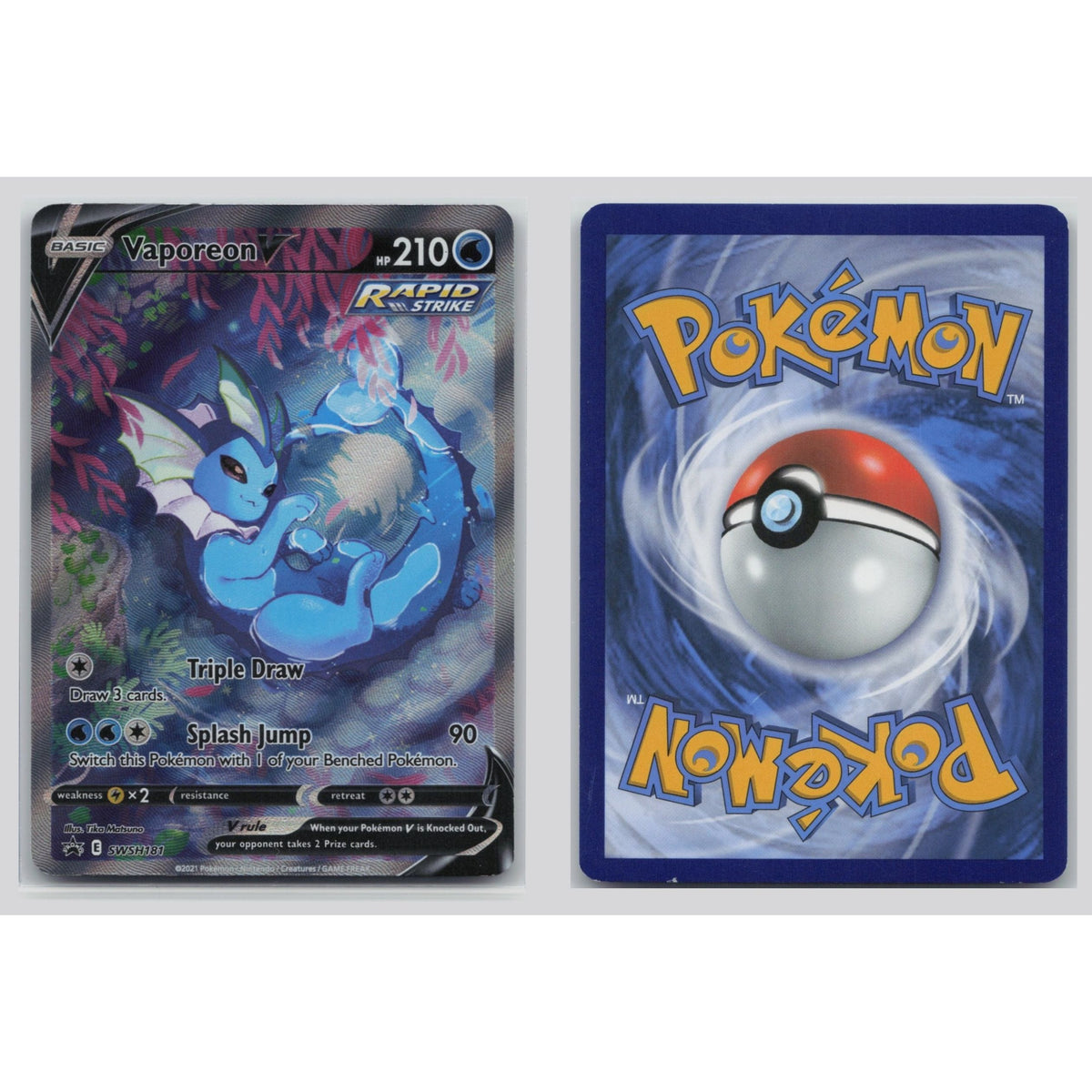 Pokémon TCG, Vaporeon V (SWSH Black Star Promos #181)