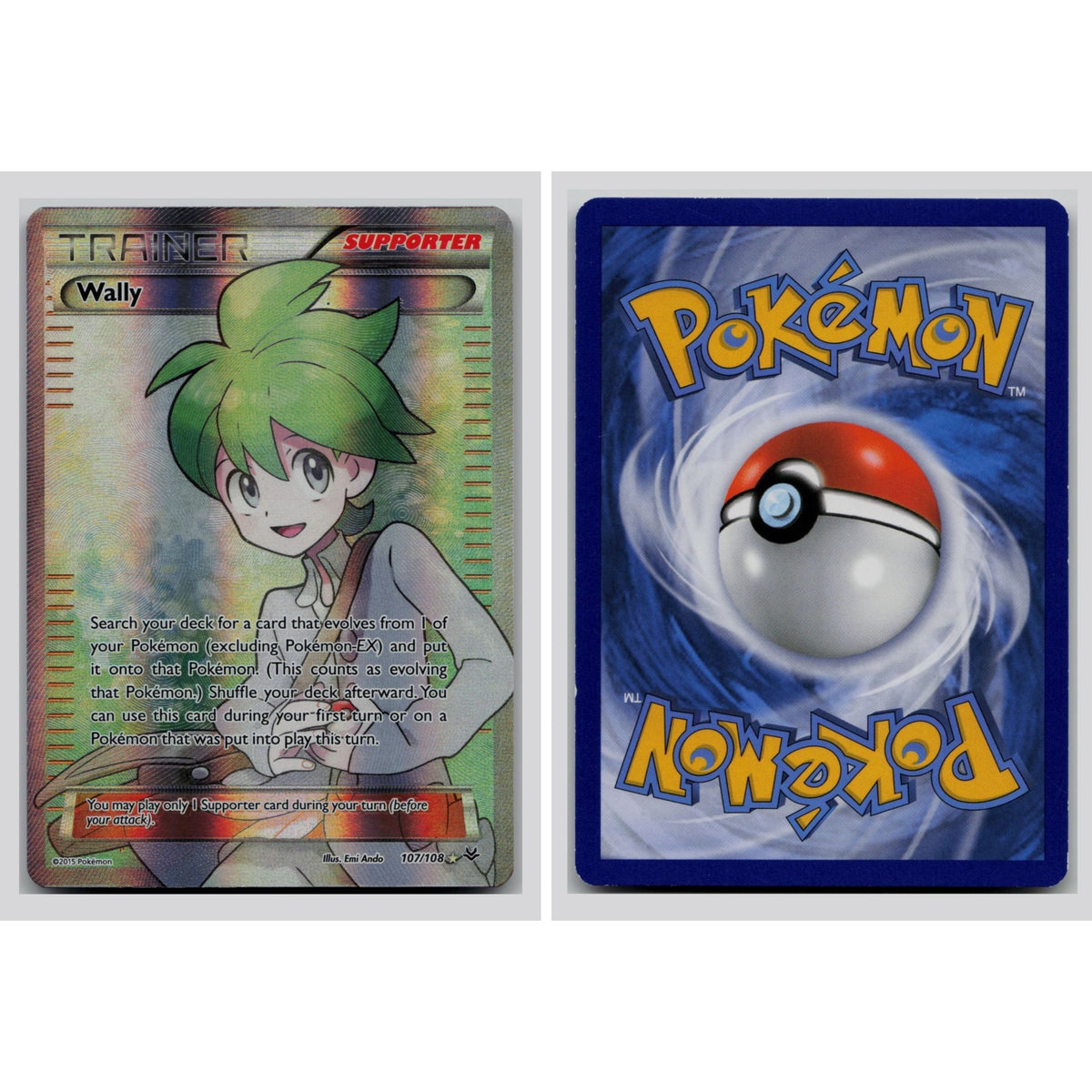 Pokémon TCG, Wally (Black & White—Boundaries Crossed #107)