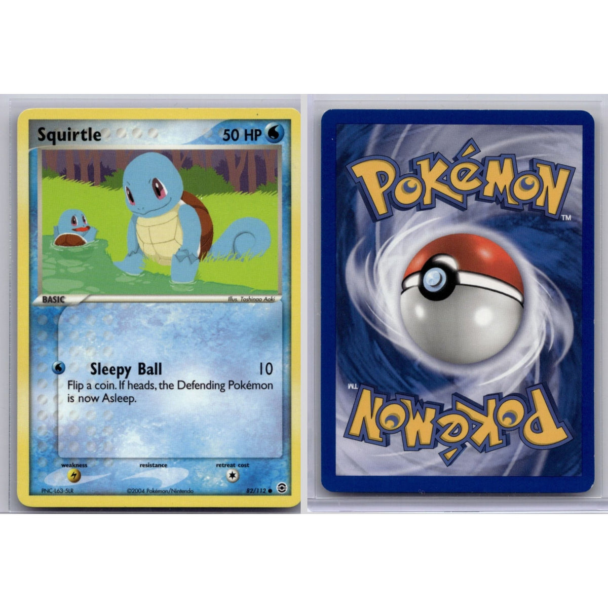 Pokémon TCG, Squirtle (Sleepy Ball) (EX FireRed & LeafGreen #82)