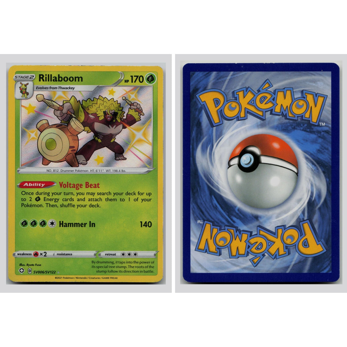 Pokémon TCG, Rillaboom (Shining Fates #SV6)