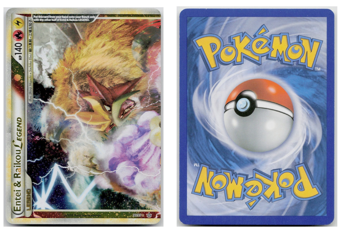 Pokémon TCG, Entei & Raikou LEGEND (HeartGold & SoulSilver #90)