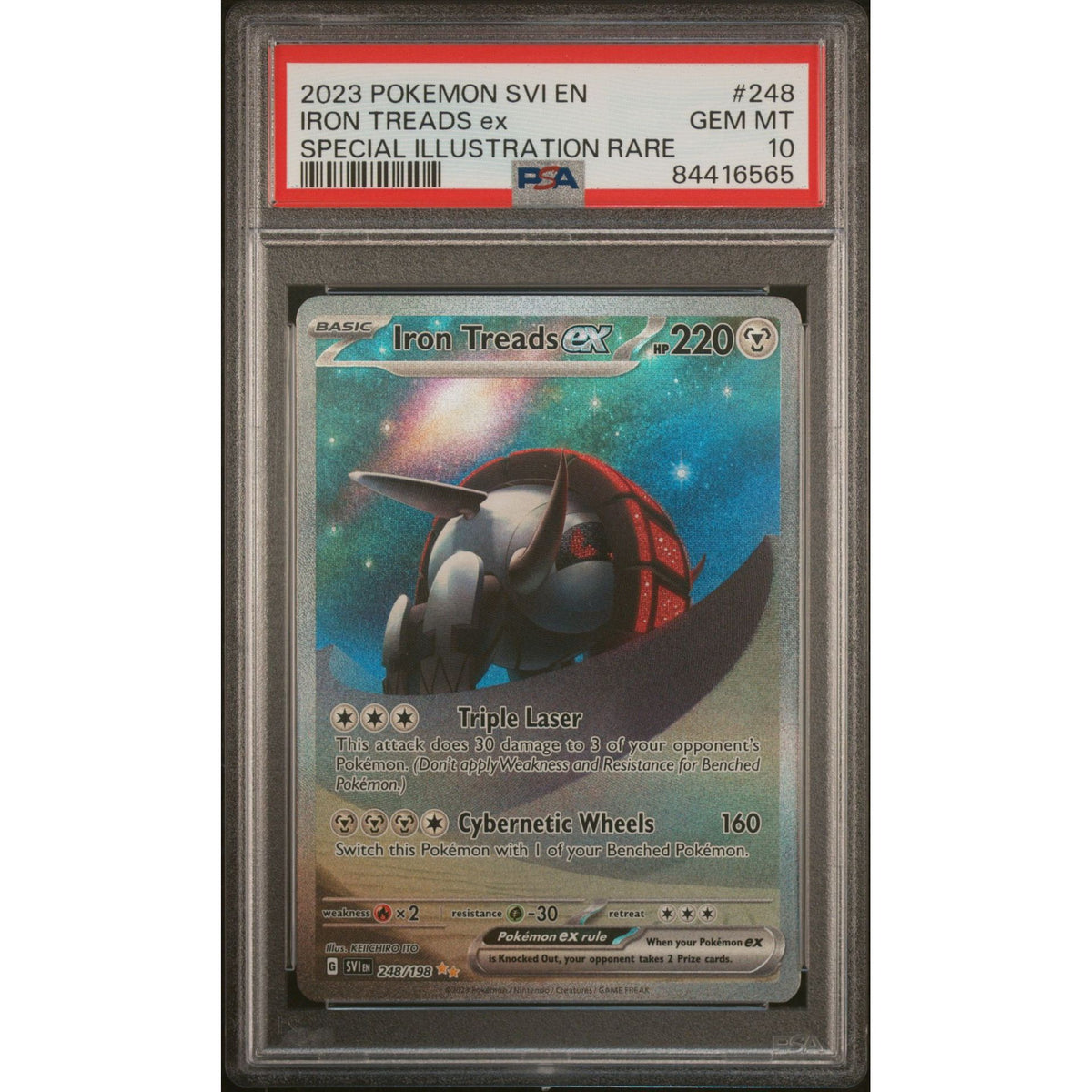 Pokémon TCG: Iron Treads Ex #248 PSA 10-84416565
