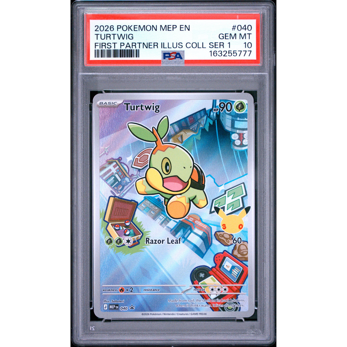 Pokémon TCG: Turtwig #040 PSA 10-163255777