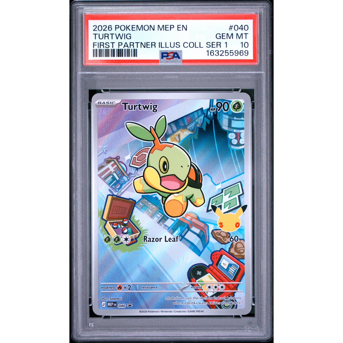 Pokémon TCG: Turtwig #040 PSA 10-163255969