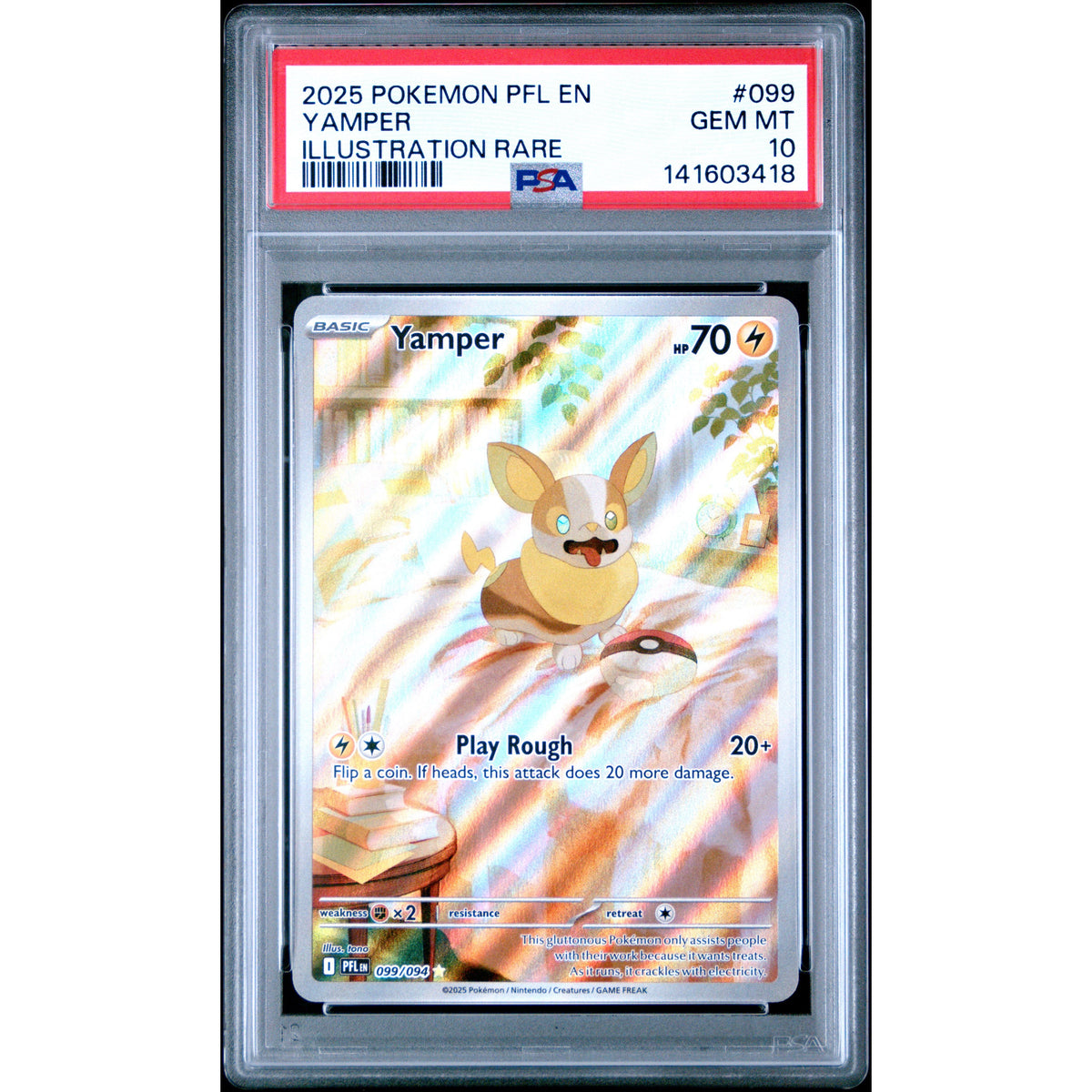 Pokémon TCG: Yamper #099 PSA 10-141603418