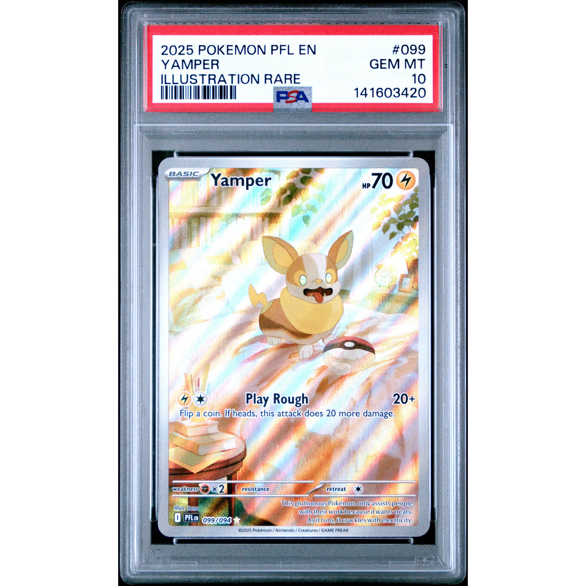 Pokémon TCG: Yamper #099 PSA 10-141603420