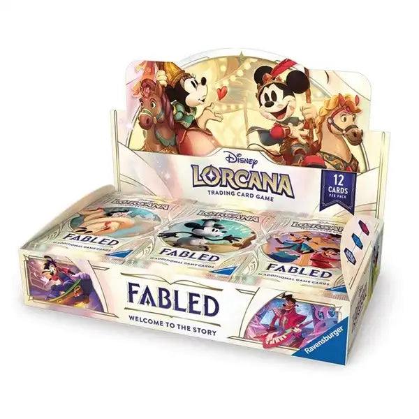 Disney Lorcana Fabled Booster Display