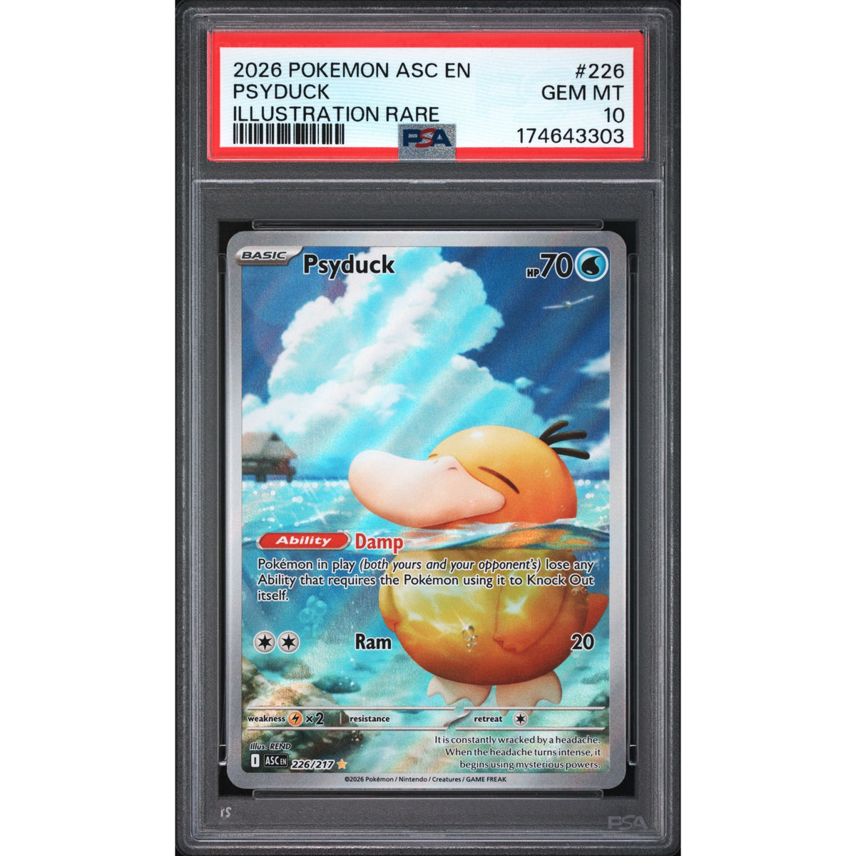 Pokémon TCG: Psyduck #226 PSA 10-174643303