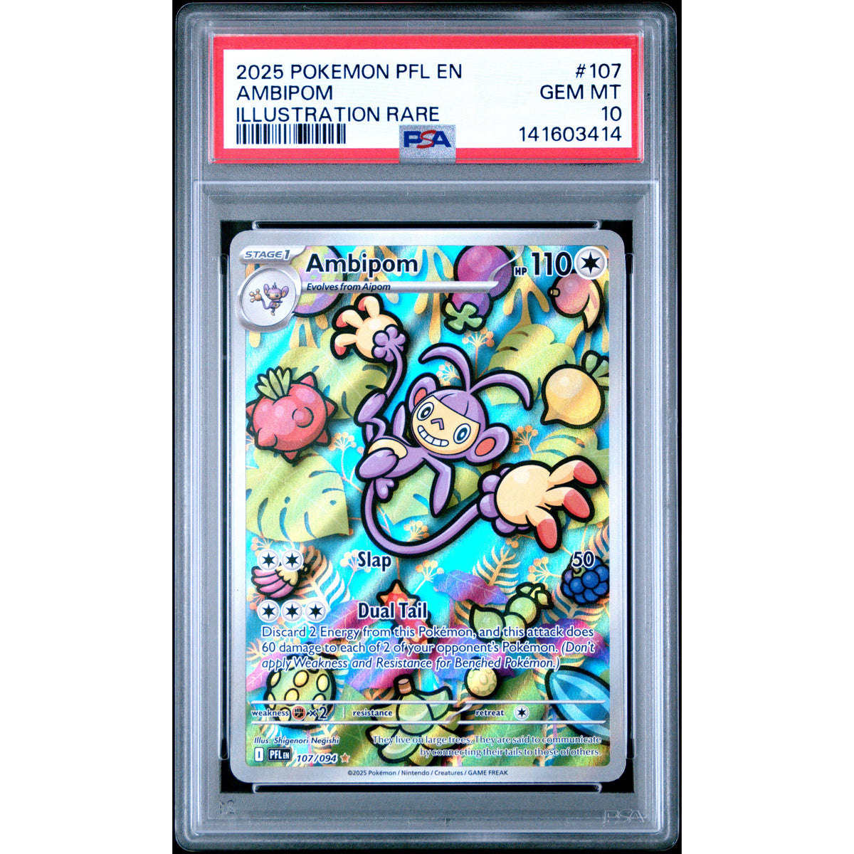 Pokémon TCG: Ambipom #107 PSA 10-141603414