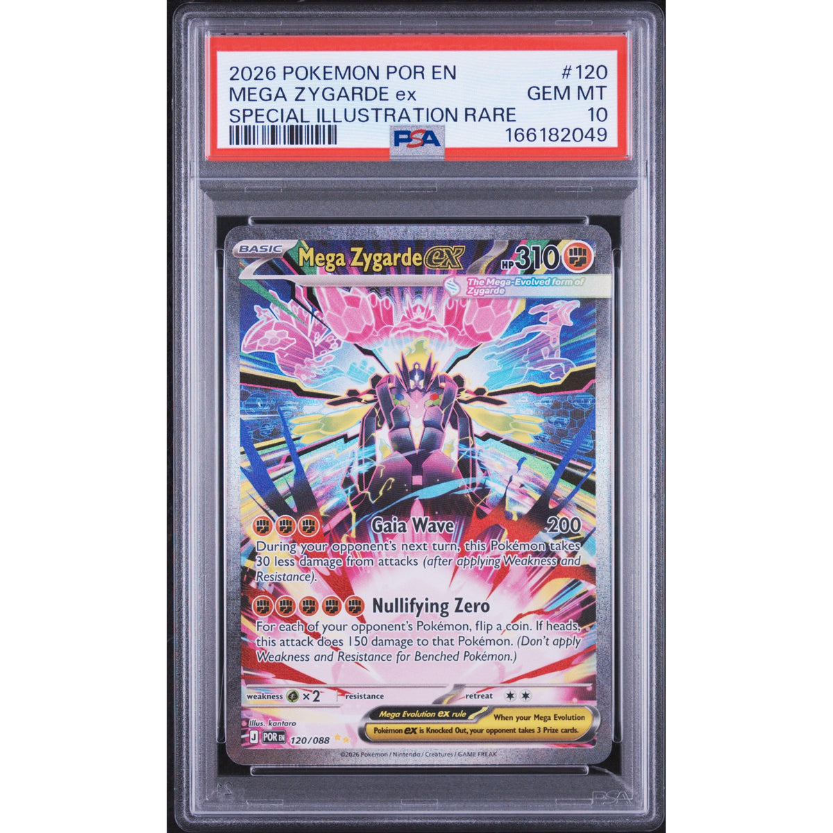 Pokémon TCG: Mega Zygarde Ex #120 PSA 10-166182049