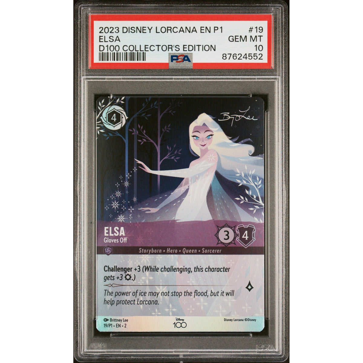 Lorcana: Elsa #19 PSA 10-87624552