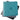 Three Gemloader: Premium Semi-Rigid Samlemappe [168 pockets 2X3] binders are stacked, with a teal Gemloader binder on top, ideal for grading kort or use as a samlemappe. The binders below are gray and black.