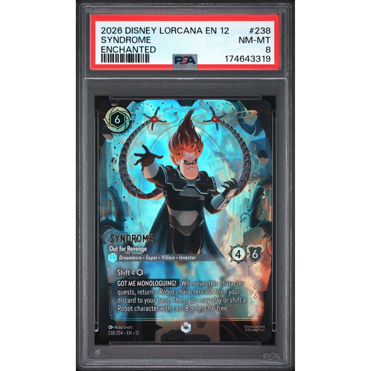 Lorcana: Syndrome #238 PSA 8-174643319