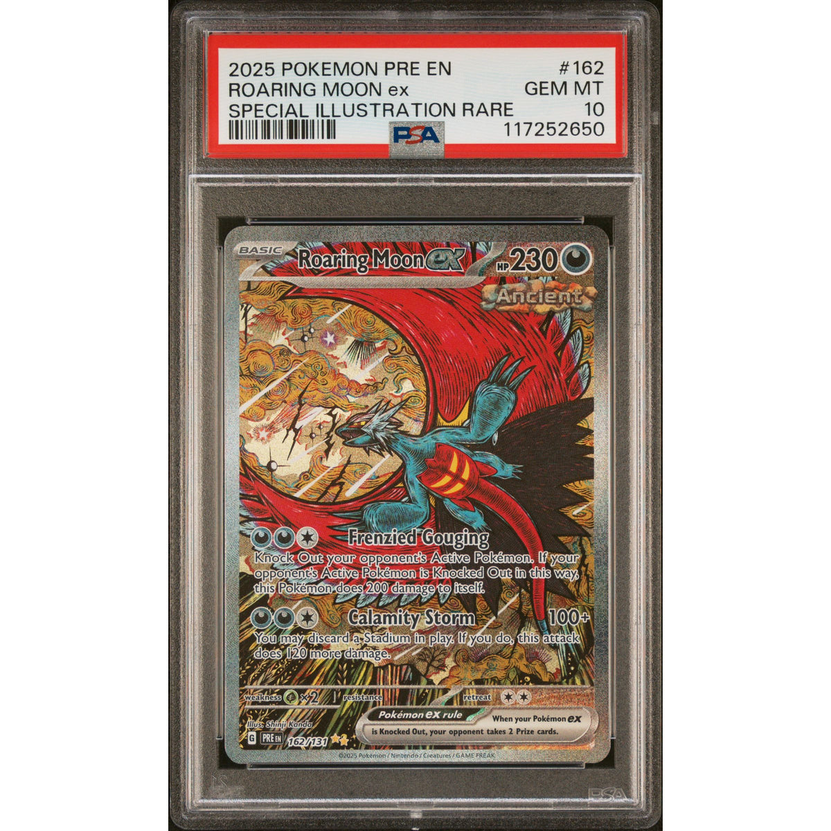 Pokémon TCG: Roaring Moon Ex #162 PSA 10-117252650