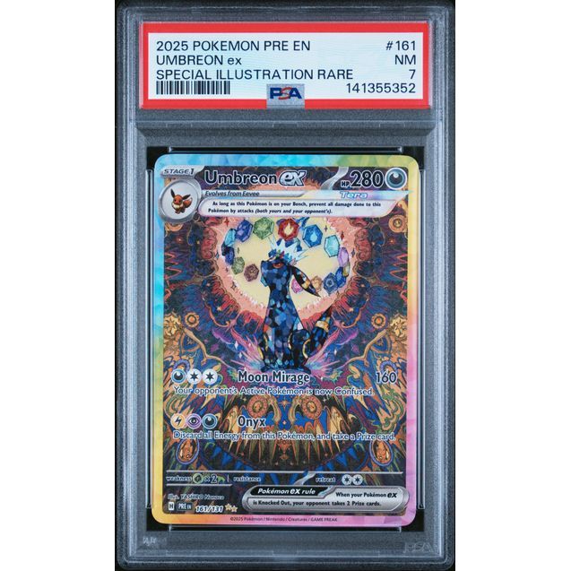 Pokémon TCG: Umbreon Ex #161 PSA 7-141355352