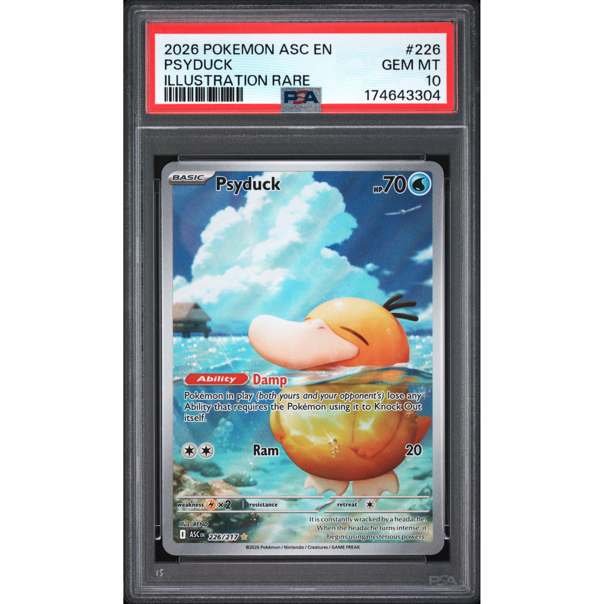 Pokémon TCG: Psyduck #226 PSA 10-174643304