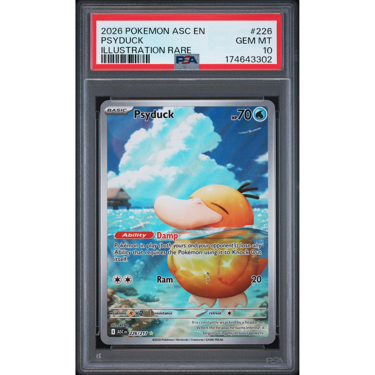 Pokémon TCG: Psyduck #226 PSA 10-174643302