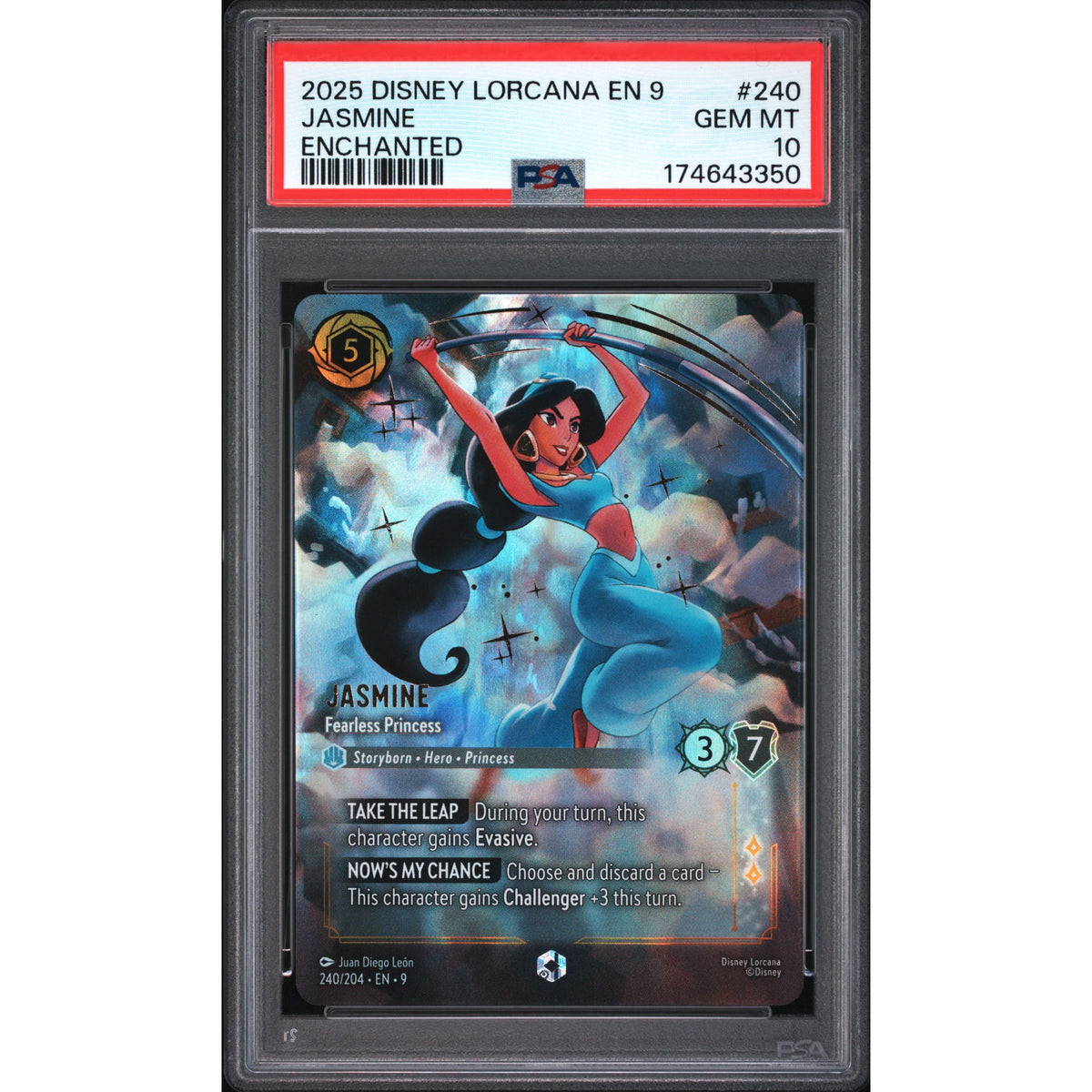 Lorcana: Jasmine #240 PSA 10-174643350