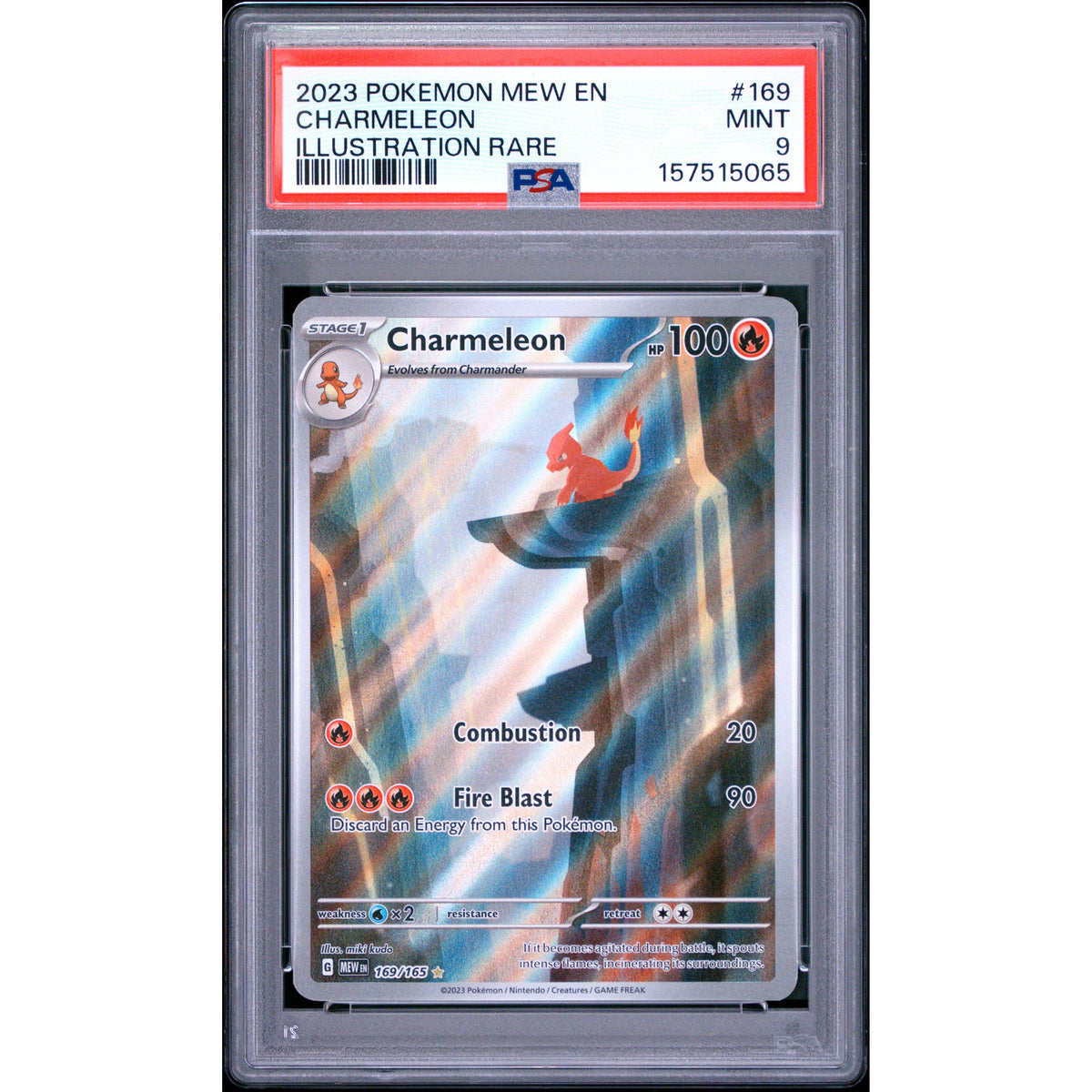 Pokémon TCG: Charmeleon #169 PSA 9-157515065