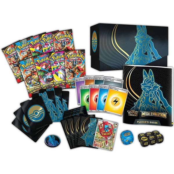 Mega Evolution Base Set Elite Trainer Box Contents