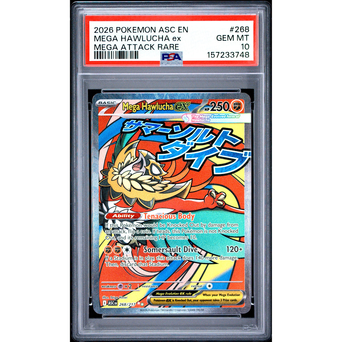 Pokémon TCG: Mega Hawlucha Ex #268 PSA 10-157233748